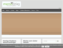 Tablet Screenshot of memoforlag.se